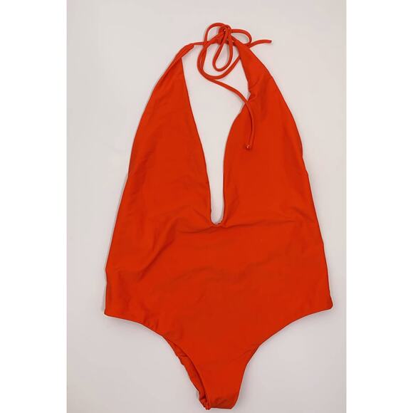 Mikoh Hinano Halter One Piece Swimsuit Luau Sollua Womens Large - Picture 3 of 11